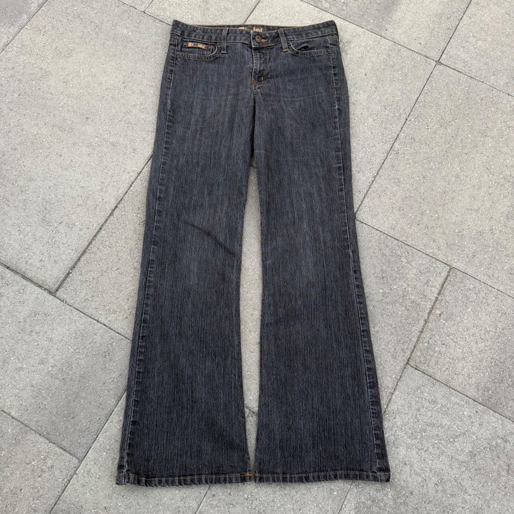 lei eDENIM Vintage Black Bootcut Jeans Low Rise Flared Denim 31x30